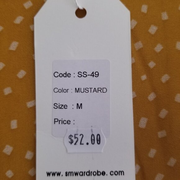 Cute fall mustard dress - Picture 4 of 7